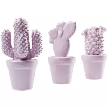 Статуэтка cactus (kare) розовый 13x22x12 см.