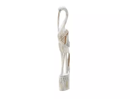 Статуэтка цапля reconciliation (to4rooms) бежевый 14x80x7 см.