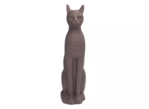 Статуэтка cat (kare) коричневый 22x77x30 см.