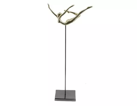 Статуэтка девушка (glasar) золотой 13.0x62.0x25.0 см.