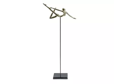 Статуэтка девушка (glasar) золотой 13.0x71.0x34.0 см.