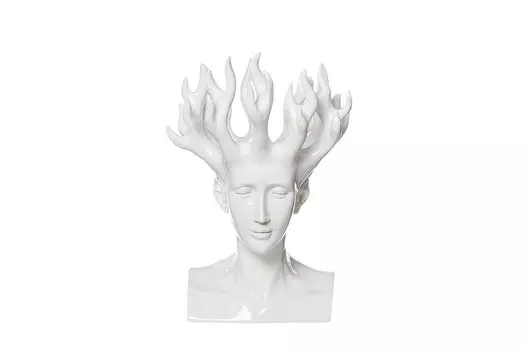 Статуэтка фантазия (garda decor) белый 31x46x31 см.