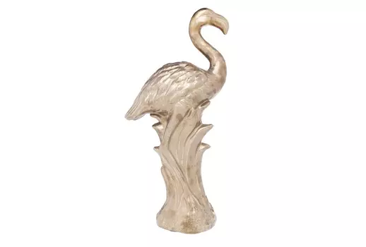 Статуэтка flamingo (kare) золотой 27x57x18 см.