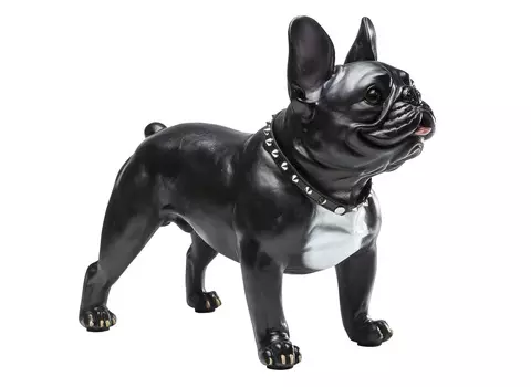 Статуэтка gangster mops (kare) черный 50x40x24 см.