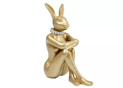 Статуэтка gangster rabbit (kare) золотой 35x80x60 см.