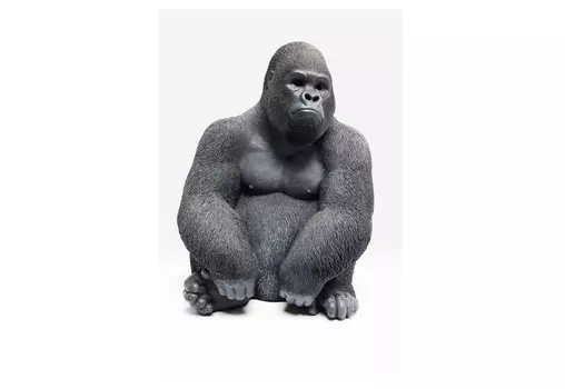 Статуэтка gorilla (kare) коричневый 30x39x28 см.