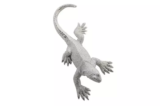 Статуэтка lizard (kare) серебристый 16x4x8 см.