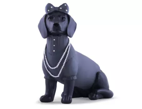 Статуэтка ms.dachshund (desondo) серый 31x27x10 см.