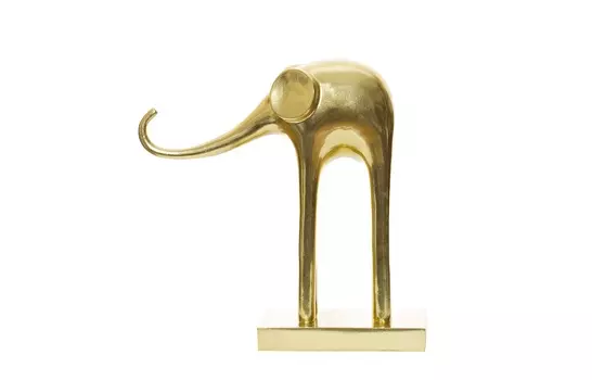 Статуэтка слон (garda decor) золотой 11x33x30 см.