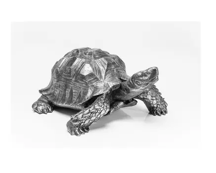 Статуэтка turtle (kare) серебристый 95x43x77 см.