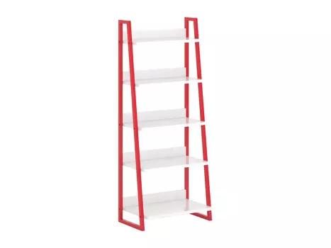 Стеллаж board малый (ogogo) красный 64x154x37 см.