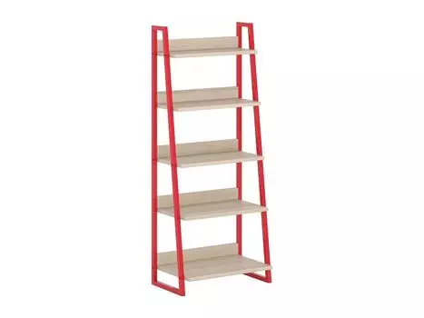 Стеллаж board (ogogo) красный 64x154x37 см.