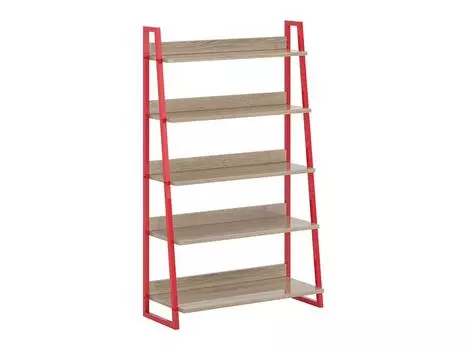 Стеллаж board (ogogo) красный 94x154x37 см.
