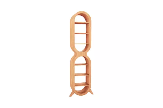 Стеллаж цикл (odingeniy) коричневый 46.0x210.0x27.0 см.