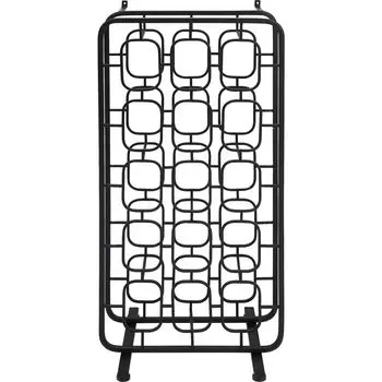 Стеллаж для бутылок circles (kare) черный 50x103x35 см.