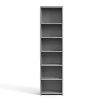 Стеллаж для cd/dvd-дисков everett (laredoute) серый 26x100x16 см.