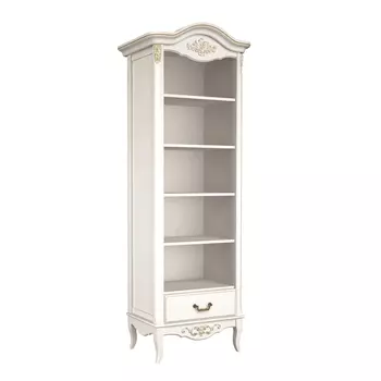 Стеллаж gold wood (la neige) белый 70.0x42.0x203.0 см.