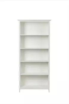 Стеллаж книжный открытый широкий джуниор 2208-9010 (furni turni) белый 87x190x35 см.