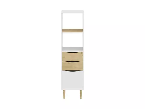 Стеллаж like (ogogo) белый 46x180x40 см.