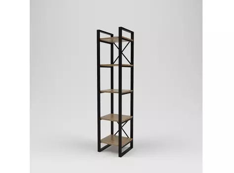 Стеллаж лофт (kovka object) черный 40.0x180.0x40.0 см.