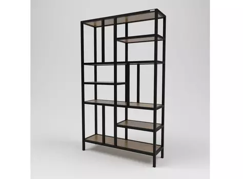 Стеллаж лофт (kovka object) коричневый 120.0x200.0x36.0 см.