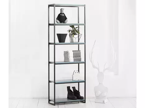 Стеллаж metalframe (archpole) синий 70x200x30 см.