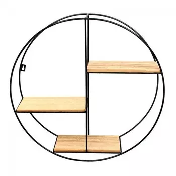 Стеллаж настенный elissandre (to4rooms) черный 12.5 см.