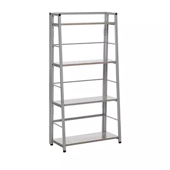 Стеллаж раскладной пако (leset) серый 60x119x29 см.