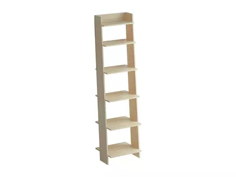 Стеллаж strike узкий (ogogo) бежевый 48x181x39 см.