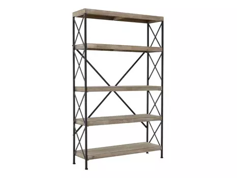 Стеллаж teofilo (to4rooms) коричневый 101.0x165.0x31.0 см.