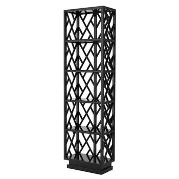 Стеллаж (to4rooms) черный 65x226x34 см.