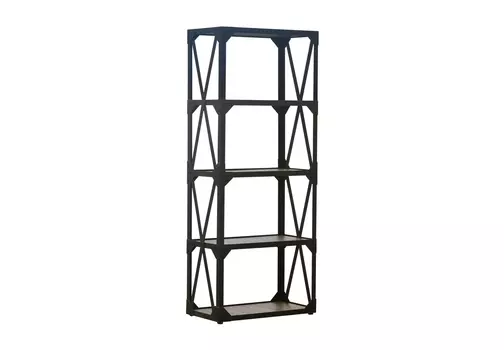 Стеллаж tower bookshelf (gramercy) коричневый 82x200x43 см.