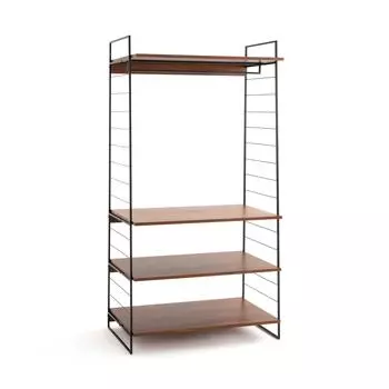 Стеллаж watford (laredoute) черный 100x190x50 см.