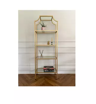 Стеллажа восток мини (for miss) золотой 65x180x30 см.