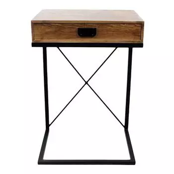 Стол andromeda (to4rooms) коричневый 45x66x35 см.