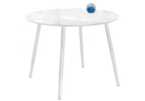 Стол анселм (woodville) белый 76 см.