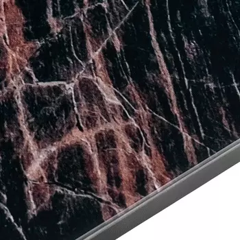 Стол areal раскладной 140-180х80х75 чёрный мрамор с чёрными ножками (bradexhome) черный
