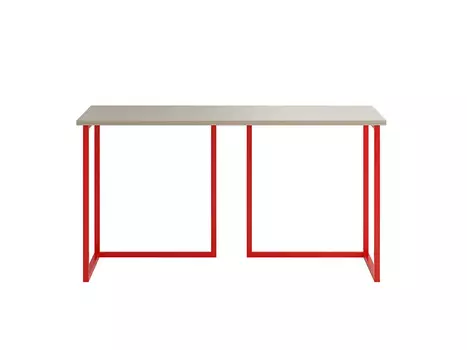 Стол board (ogogo) красный 140x70x74 см.