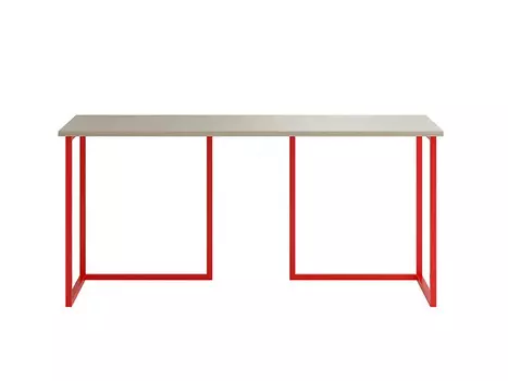 Стол board (ogogo) красный 160x70x74 см.