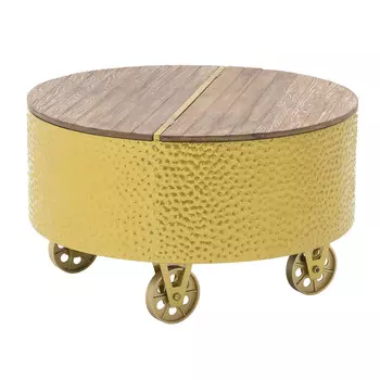 Стол-бокс на колесах manez (to4rooms) золотой 48.0 см.