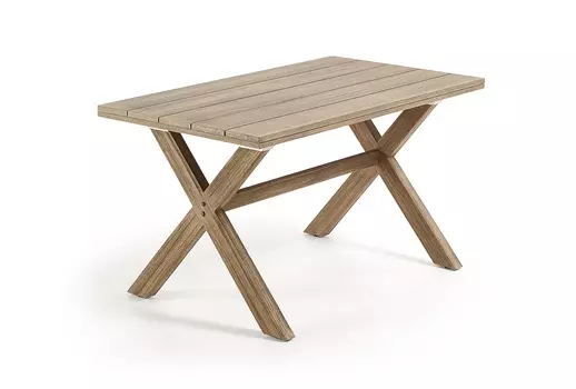 Стол brilliant (la forma) серый 140x80x75 см.