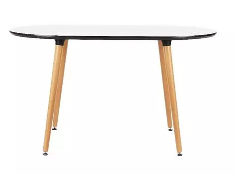 Стол brooklyn (bradexhome) белый 140x77x80 см.