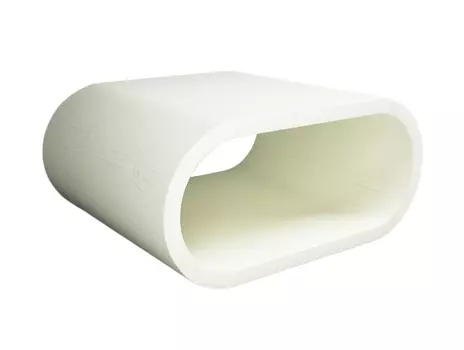 Стол цикл (odingeniy) белый 100.0x46.0x67.0 см.