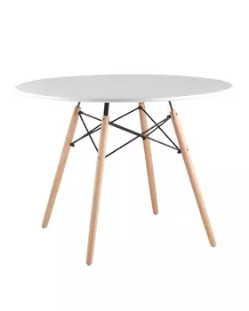 Стол dsw (stoolgroup) белый 100x74.0x100 см.