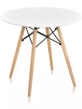 Стол dsw (stoolgroup) белый 80x72x80 см.