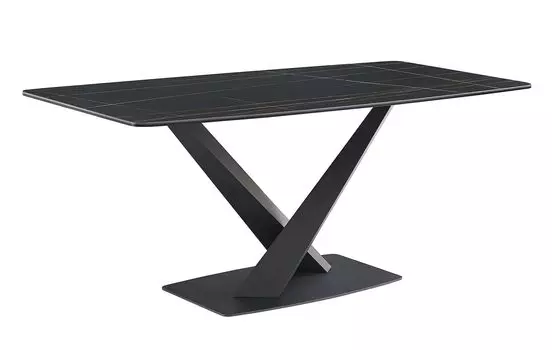 Стол dt2017 black (esf) черный 179.5x74.5x89.5 см.