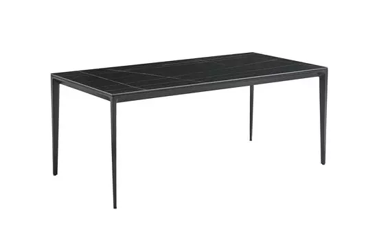 Стол dt-2010 черная керамика (esf) черный 179.5x74.5x89.5 см.