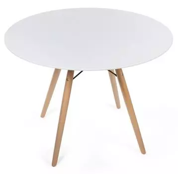 Стол eames (bradexhome) белый 72 см.