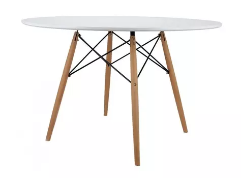 Стол eames (bradexhome) белый 74 см.
