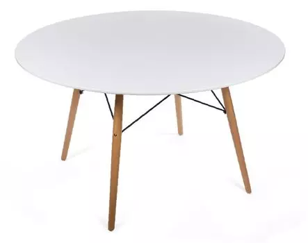 Стол eames (bradexhome) белый 75 см.